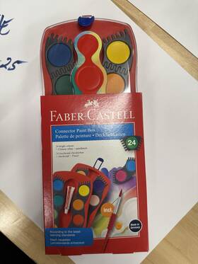 125023 Faber Castell Pb450 Other Connector Paint Box 12