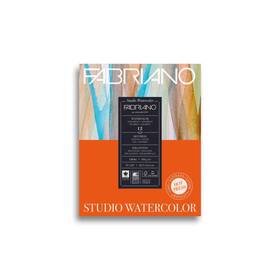 71-19123001 Fabriano Studio Watercolor Pad Hot-press 8 Inch X 10 140 Lb. 12 Sheets