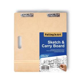 At0377 Falling In Art 23x26 Sketch Board Drawing Tote For Artists With Sturdy
