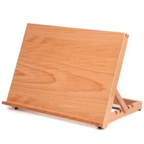 Ct0122 Falling In Art 5-position Wood Drafting Table Easel Drawing And Sketching Boa