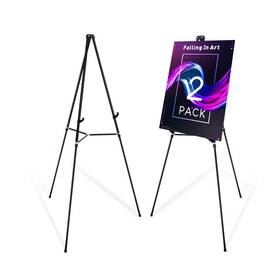 Ct0545 Falling In Art 66 Inch Aluminum Display Easel Presentation Stand With ... Fast Ship