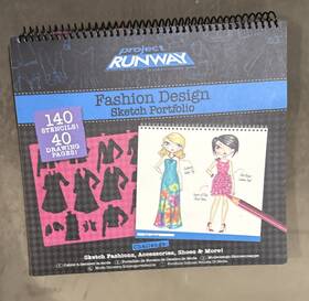 Fashion Angels Enterprises 78689 Project Runway Design Sketch Portfolio New 2011