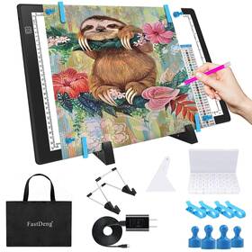 A3-lp071 Fastdeng A3 Magnetic Light Pad - Portable Tracing Box For Drawing Professional