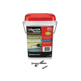 Fmllf358b-250 Fastenmaster Ledgerlok Flat Head Wood Screw - Bucket Of 250-3-5/8 Inch