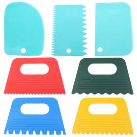 Nb-n17-b16d555528915394 Finbe 7pcs Color Paint Scraper Plastic Texture Art Tool For Colorful