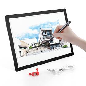 Amz-a0124bk Firstpower Rechargeable A4 Light Pad Portable Wireless Led Tracing Box Powered By