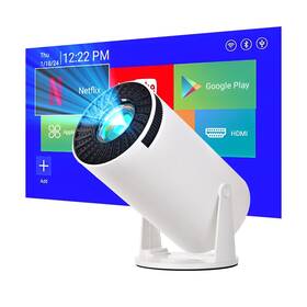 Yt500 Fosenhl 768561507610 Mini Video Projector True 4k Support With Wifi And Bluetooth 1080p Android 1