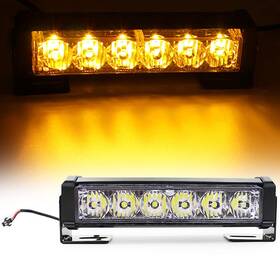 209-ledy Foxcid Replacement Of 2 X 6 And 4 Led 9 Modes Traffic Advisor Emergency Warning