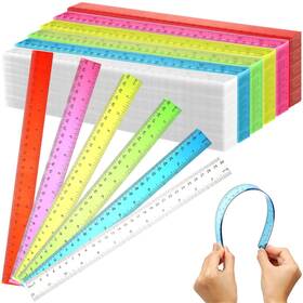Qa-fumete-1596 Fumete 144 Pack 12 Inch Plastic Rulers Bulk For Classroom Operation Christmas