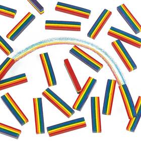 B005ds6xl4 Fun Express Rainbow Crayons Each Crayon Has 6 Colors Bulk Set Of 25 Pieces