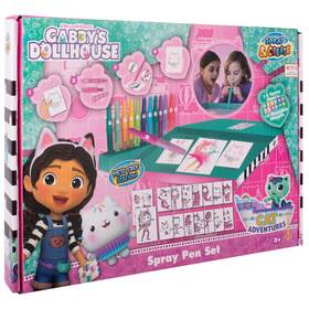 Gd23368 Gabby S Dollhouse Gabbys - Set Di Penne Spray Matite Da Colorare Per Bambini