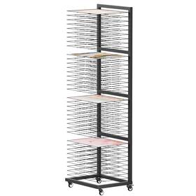 Garvin 085353555773 Art Drying Rack For Classroom Painting With 36 Removable Shelves