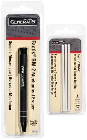 Gpbm2-bp Generals General Pencil - Pencil-eraser Refills Bundle Office Product