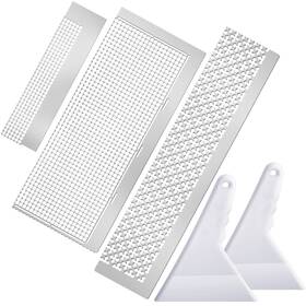 Oc-gersoniel-33 Gersoniel 3 Pcs Diamond Painting Rulers Stainless Steel Art 5d Drawing T