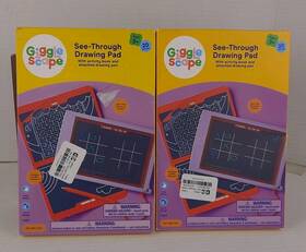 Giggle Scape 079346250141 See Through Drawing Pad Board For Kids Purple Set Of 2