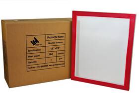 Al1820w160 Goldupusainc Al1820w160/6pk 18ftft X 20ftft Pre-stretched Aluminum Silk Screen Printing Frames With 160 White
