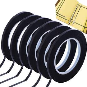 Goprover 750810446283 6 Pack 3mm 1/8 3 Mm/ 0.12 Inch Width 33 M/ 108 Feet Long Black