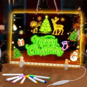 Gsh112 Gosarhey Led Drawing Board For Kids Note With 7 Colors Light Up