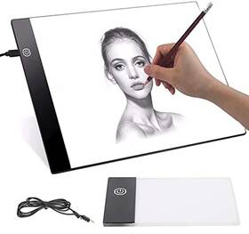 Gototopgna024wyod210 Gototop Portable A6 Tracing Led Board Light Box Ultra-thin Dimmable Usb Cable Powere