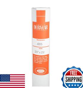 B0092mjthw Grafix Dura-lar 0.005 Inch Matte Translucent Film 20 X25ft Roll Drawing Craft Art