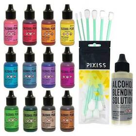 21560 Grandproducts Ranger Tim Holtz Alcohol Pearls Complete Set Bundle All 12 Colors