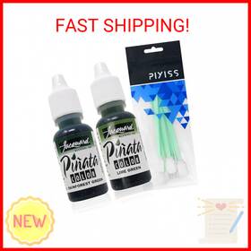Grandproducts Art Bundles 859725007418 Jacquard Pi Ata Alcohol Inks Greens Bundle Lime Green And Rainforest