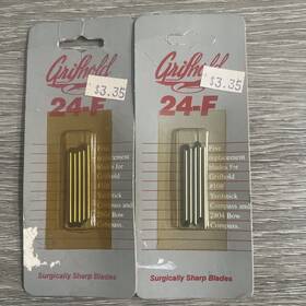 2804 Grifhold 088233324452 Replac Blades 24-f For Grofhold #108 Yardstick Compass&2804 Bow Compass