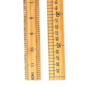 Guaber 448681714671 12inch/30cm 24inch/60cm Wooden Double-sided Drafting Ruler Inches And Centimet