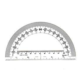 Hand2mind B001diahry Clear Plastic Student Math Protractor Set For Classroom Pack Of 100