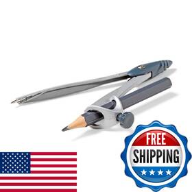 B01d9khtu6 Hand2mind Student Math Geometry Compass Silver Precision Tool For