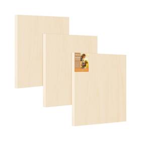 Hbdm-01 Hansilk Wood Art Boards - 16x16 Canvas Panels Kit For Acrylic Pouring O