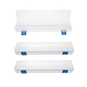 Box-3-h Hanyhere 824381869595 3pcs Brushes Storage Box Paint Brush Drawing Pen Container With Buckle Design