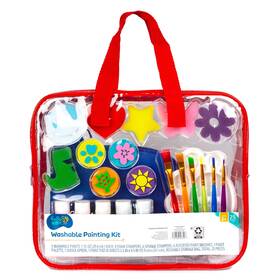 Hello Hobby 194356293428 Washable Painting Kit 25 Pieces
