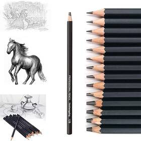 Hsp-zihui14-us Heshengping Drawing Sketch Pencil Set 14pcs Sketching Pencils 12b 10b 8b 7b 6