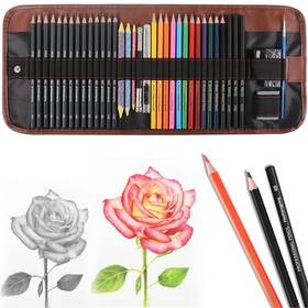 Zanskar-14hx24se-taozhuang-us Heshengping Sketching Pencil Set Drawing Pen Charcoal Sketch Kit Cover Graph