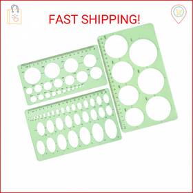 Circle-01 Hestya 3 Pieces Circle Template For Drawing Sizes Stencil Templates