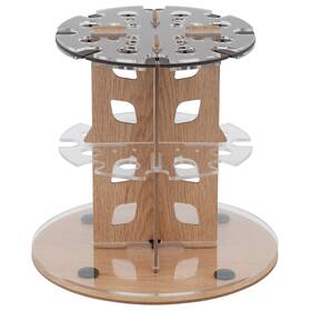 Hg Art Concepts 709758915955 Mezzo Dual Artist Brush Holder And Drying Rack - Rotating Woo