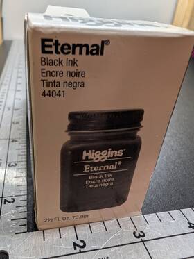 44041 Higgins 3 Pack - Eternal Black Writing Ink 2 1 Oz