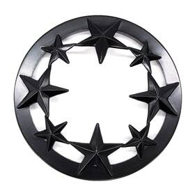 65289 Hion Star（ Black） Scented Candle Toppers Cover Jars Lids Shades Sleeves Accessorie
