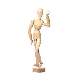 Holiberty 076723143532 8 Inch Artists Wooden Manikin Flexible Body Joints Human Figure Puppet Toys M