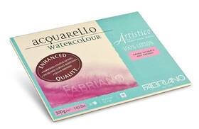 71-19003045 Honsell Fabriano Artistico Watercolor Block 12 Inch X 18 Traditional White 12x18