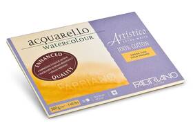 71-19312636 Honsell Fabriano Artistico Watercolor Block 10 X 14 Extra White
