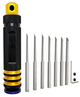 Hsmc0001 Hoplex Panel Line Scriber Model Chisel With 0.1/0.2/0.4/0.6/0.8/1.0/2.0mm Blade Resi