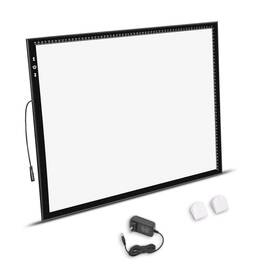 Hsk 615517997868 A2 Artist Tracing Light Box Copy Table 12v2a Adapter Dimmerable 5000 Lux Lock