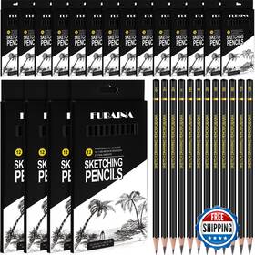 B0d12cwp9t Humyoun 216 Pcs Drawing Sketching Pencil Set Professional 12b - 4h Graphite Ch