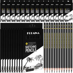 B0d69xd88n Humyoun 288 Pc Drawing Sketch Pencil Set Professional 12b-4h Graphite Charcoal