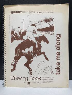 601sd Hunt Bienfang Take Me Along Sketch Diary 11 Inch X14 50 Lb 91 Clean Sheets