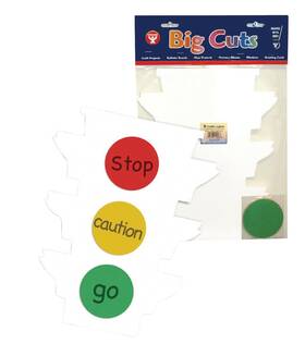 12206 Hygloss Traffic Light Kit - Make Your Own 12-1/2 X 10 In Multi-color