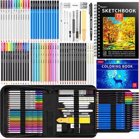 B0b7w6v5mj Ibayam 78-pack Drawing Sketching Coloring Art Supplies Kit For Adults And Kids