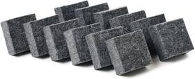 74520 Inc. Multi-purpose Felt Erasers Class Pack 2 X Inches Each Charcoal 12-pack 745